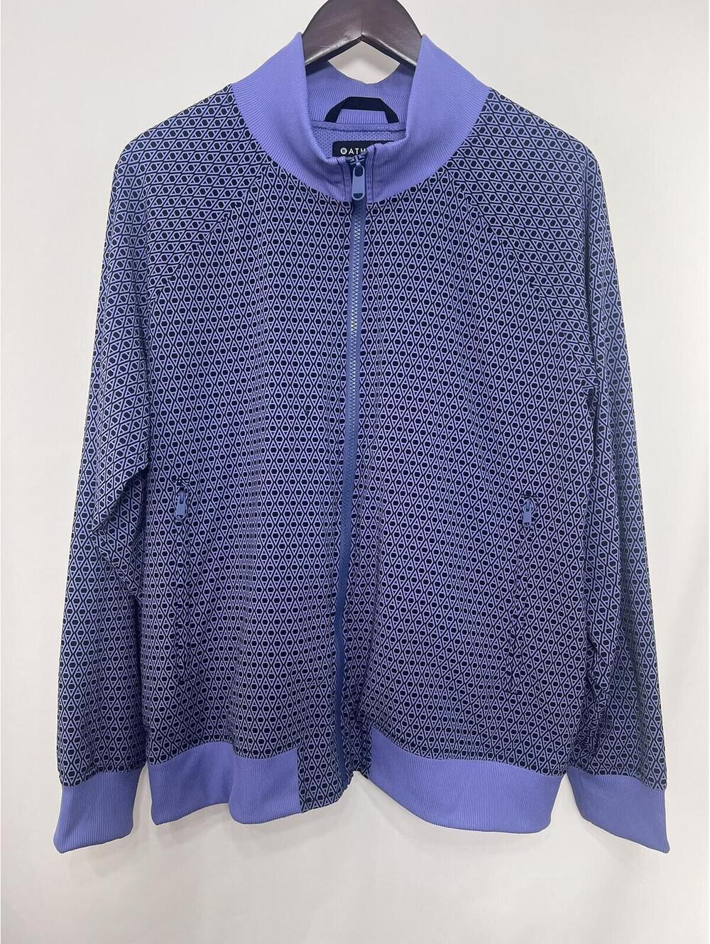 Athleta Track Jacket Full Zip Purple Women's XL